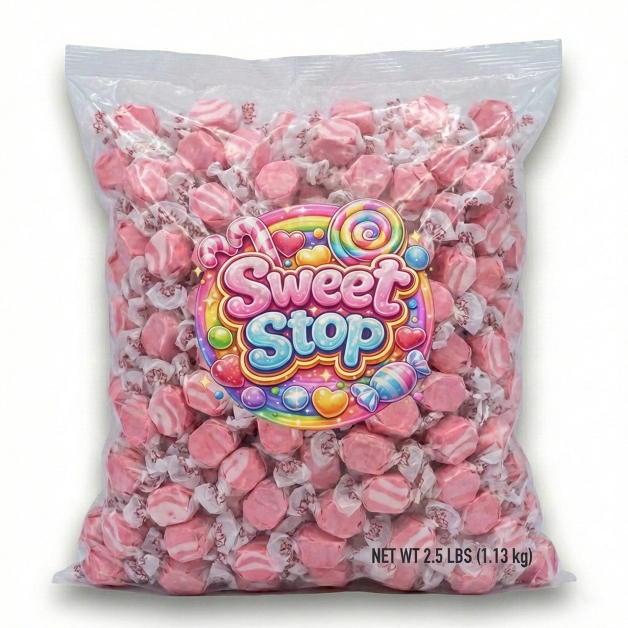 Cran-Raspberry Salt Water Taffy