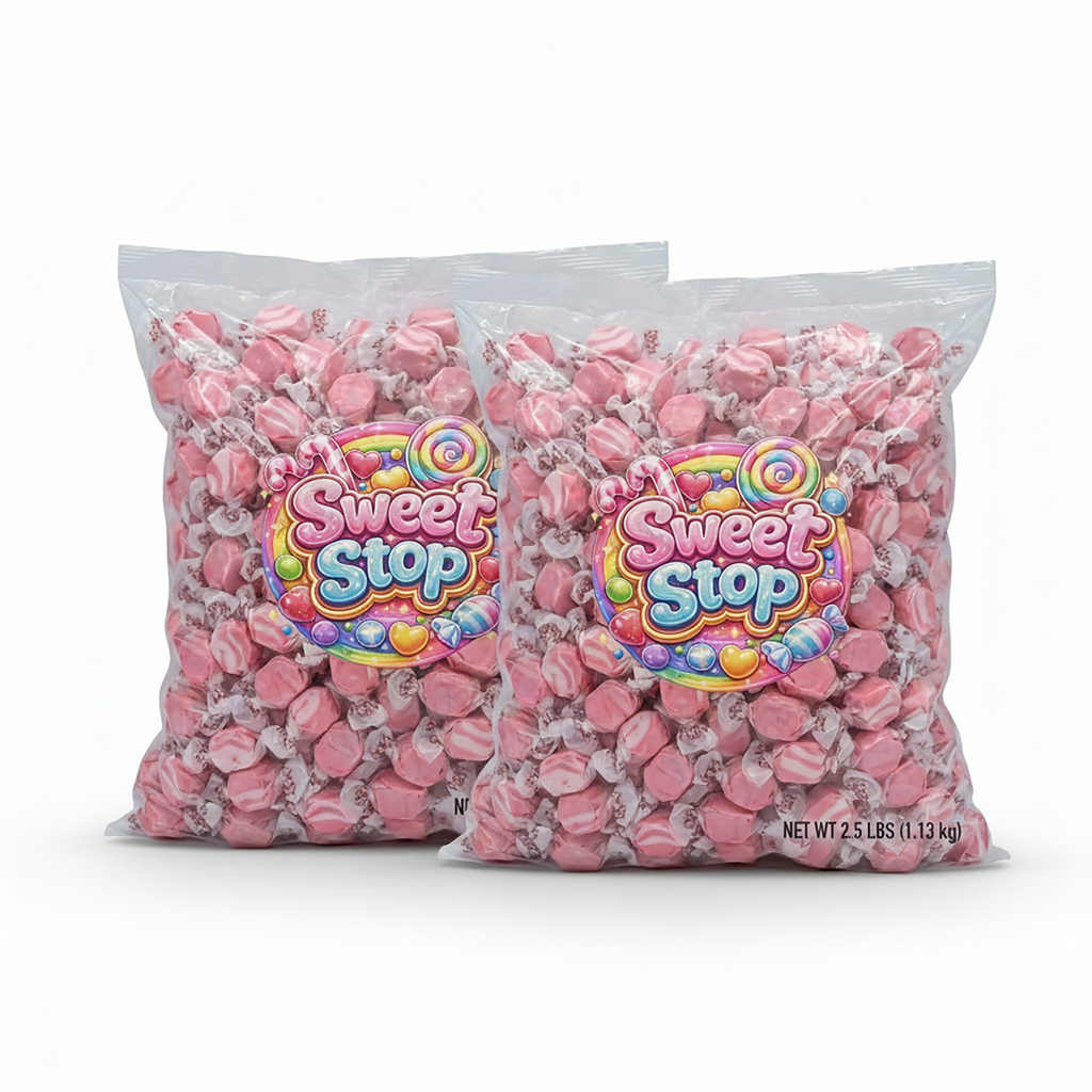 Cran-Raspberry Salt Water Taffy