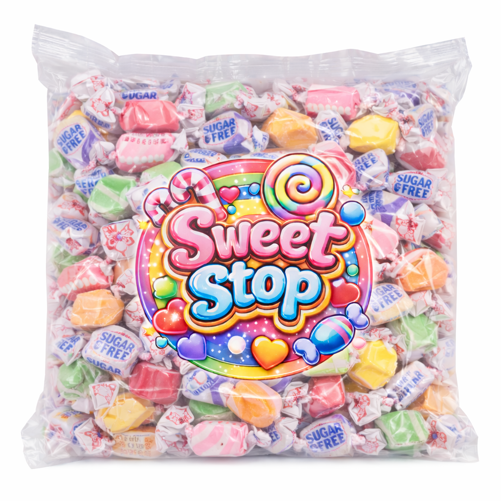 Sugar-Free Salt Water Taffy Assorted Flavors Bulk Bag