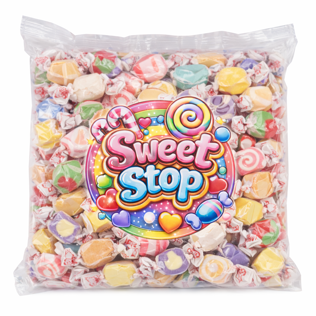 Salt Water Taffy Assorted Flavors Bulk Bag