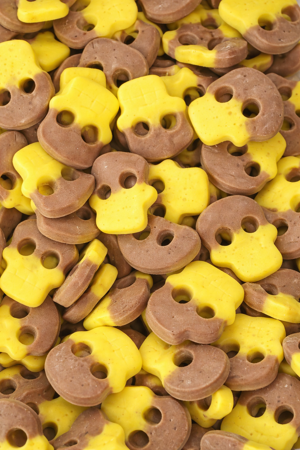 Swedish Style Sweet Banana & Toffee Skulls Bulk