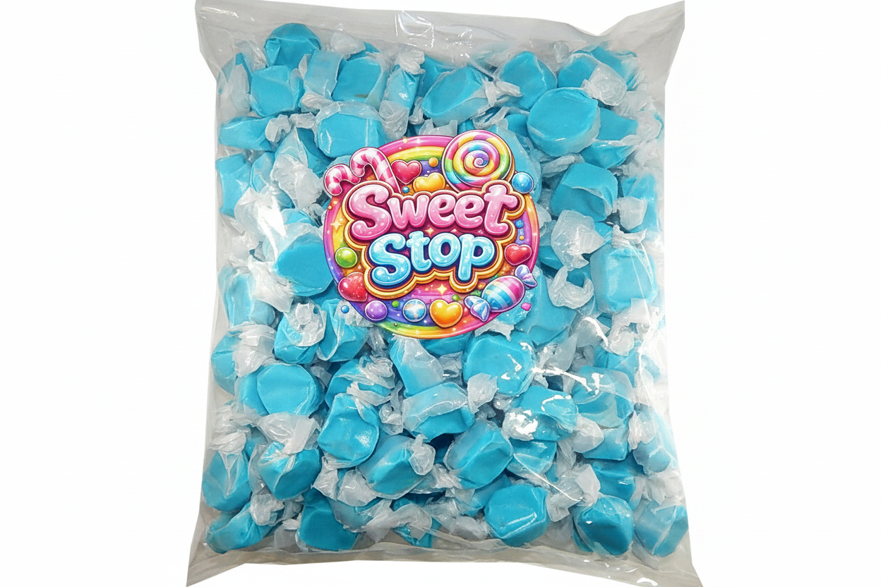 Blue Raspberry Salt Water Taffy Bulk Bag