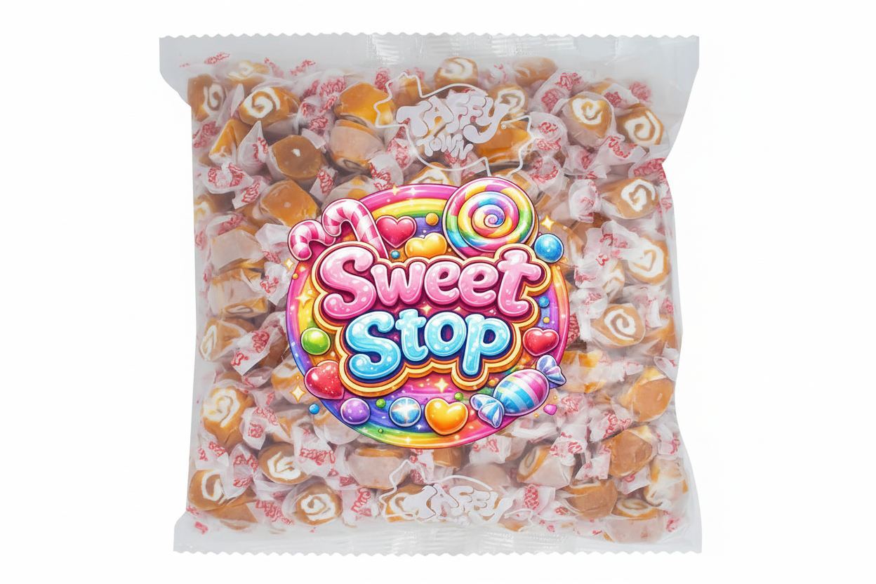 Caramel Swirl Salt Water Taffy Bulk Bag